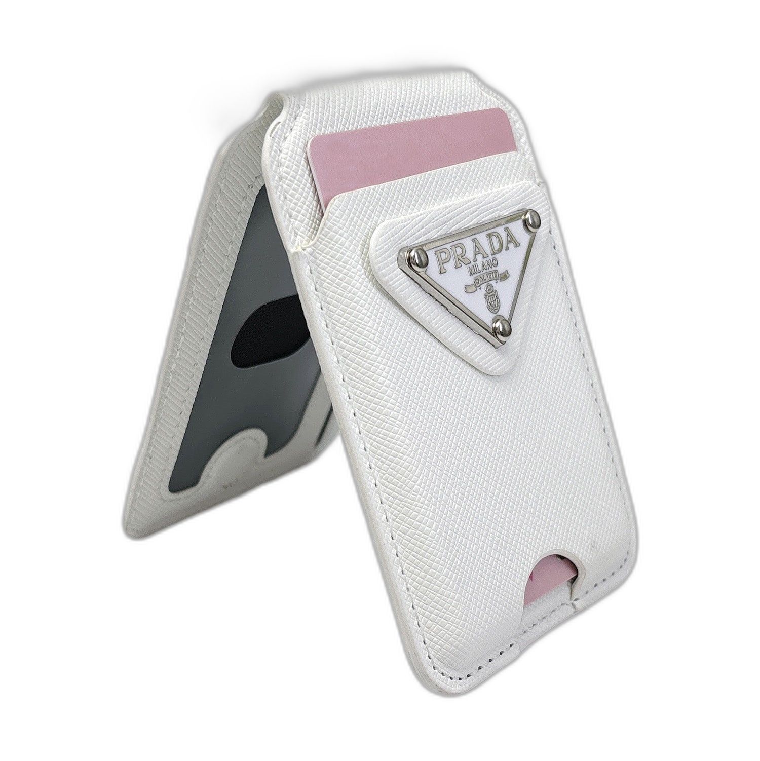 Classic White PRD Stand MagSafe Cardholder