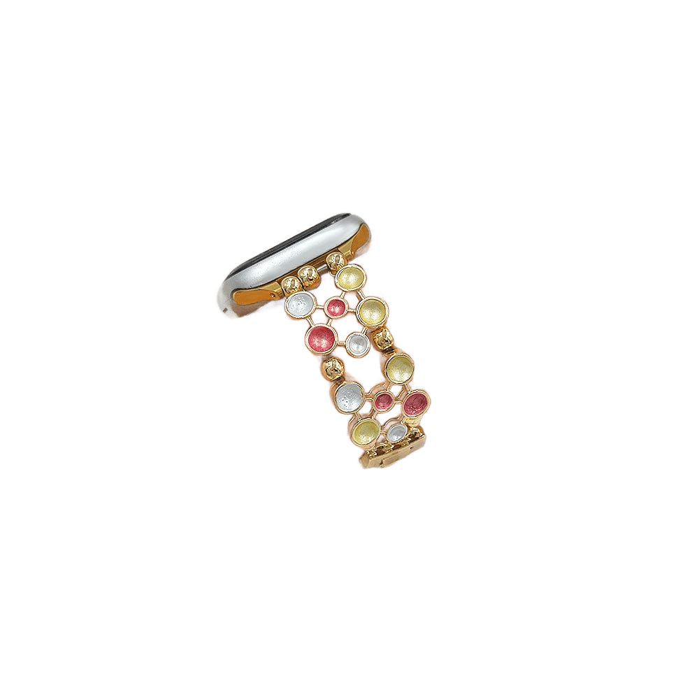 Confetti Chic Stainless Steel Link Bracelet Band For Apple Watch - Limited Armor LTD