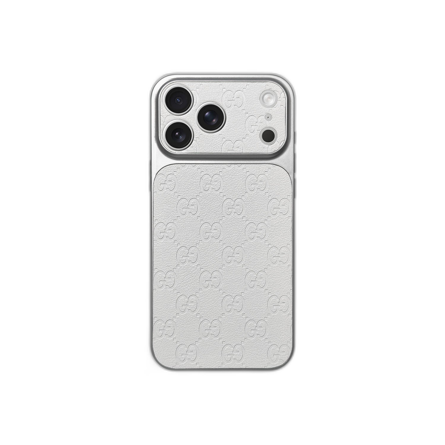 Impact Embossed G Case - White