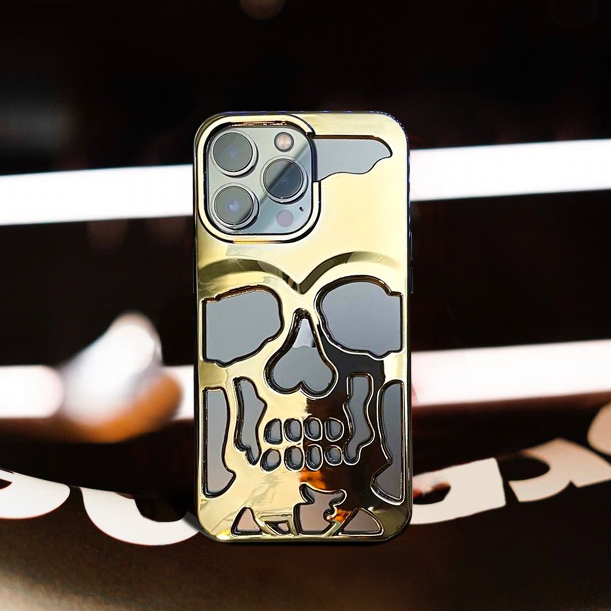 Metallic Skeleton Gold Case - Limited Armor LTD