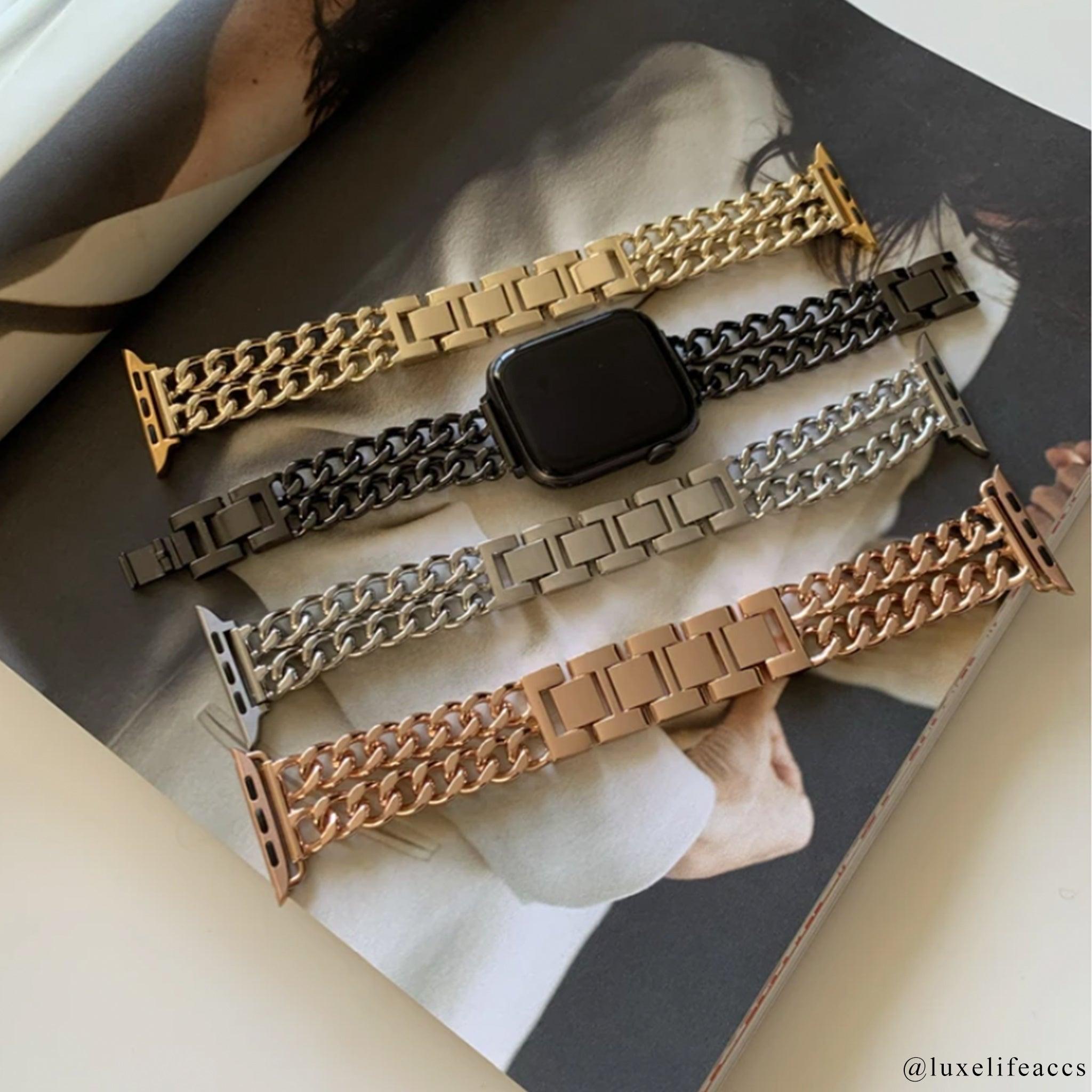 Regal Double Chain Apple Watch Band - Limited Armor LTD