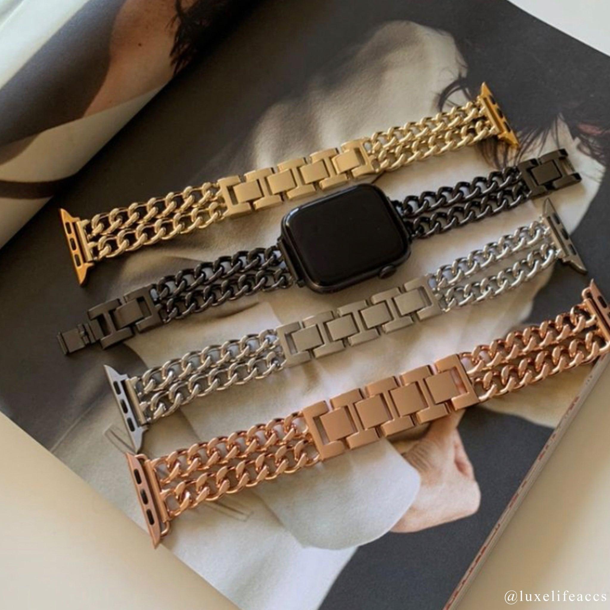 Regal Double Chain Apple Watch Band - Limited Armor LTD