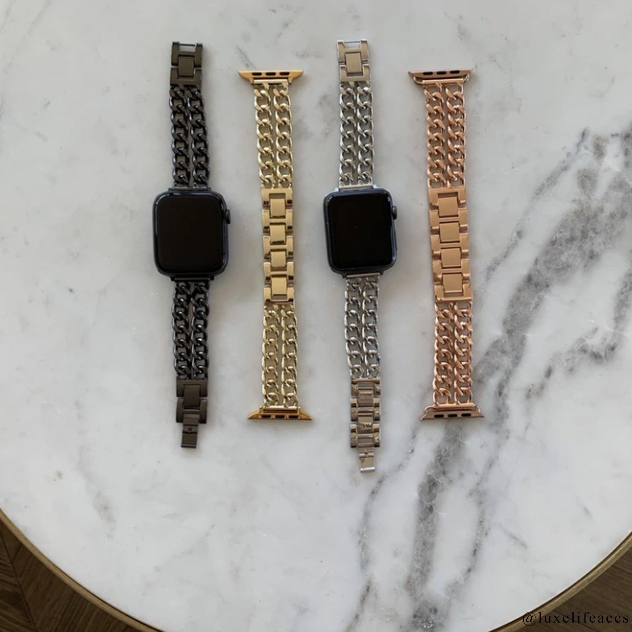 Regal Double Chain Apple Watch Band - Limited Armor LTD