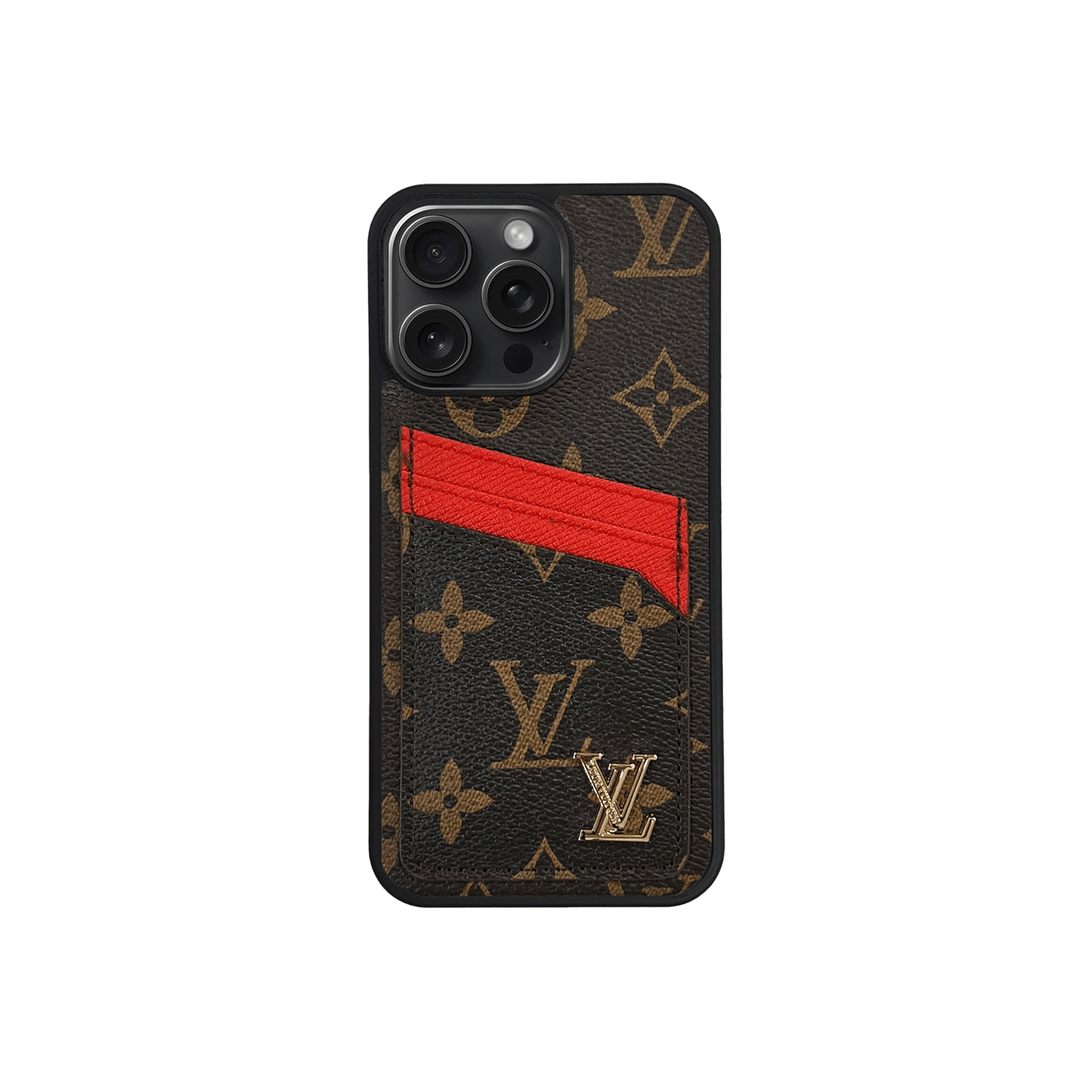 Simple Cardwallet Signature Red x Brown Case - Limited Armor LTD