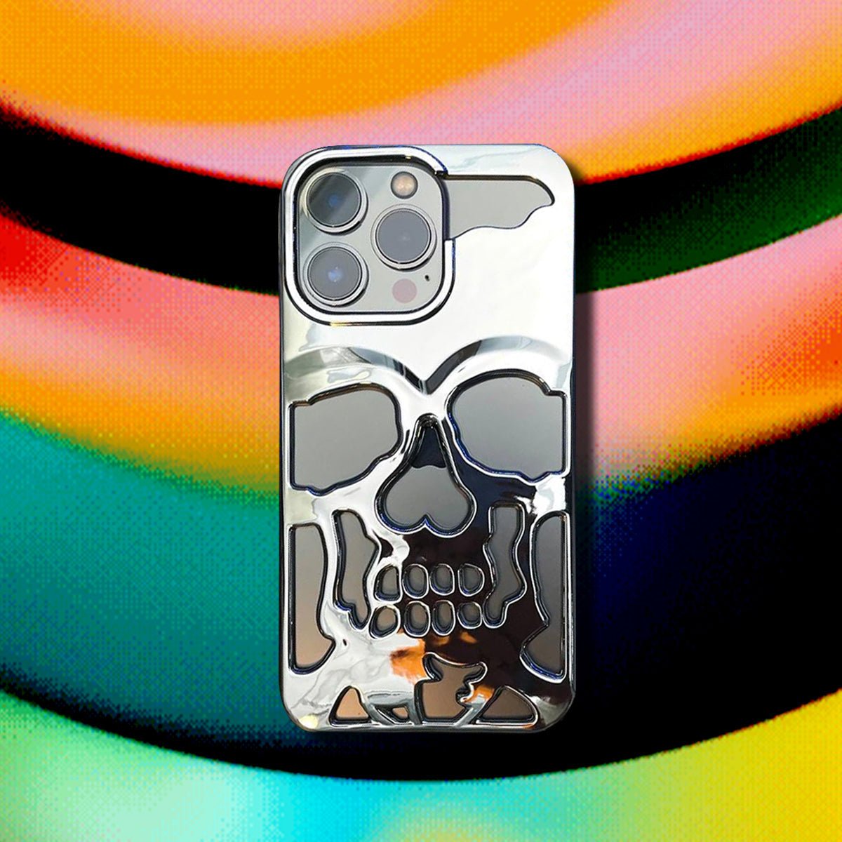 Skeleton Metallic Silver Case - Limited Armor LTD