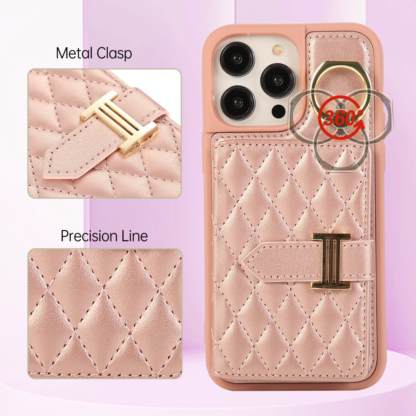 Wallet Leather Case - With Card Holder Crossbody Straps - Limited Armor LTD