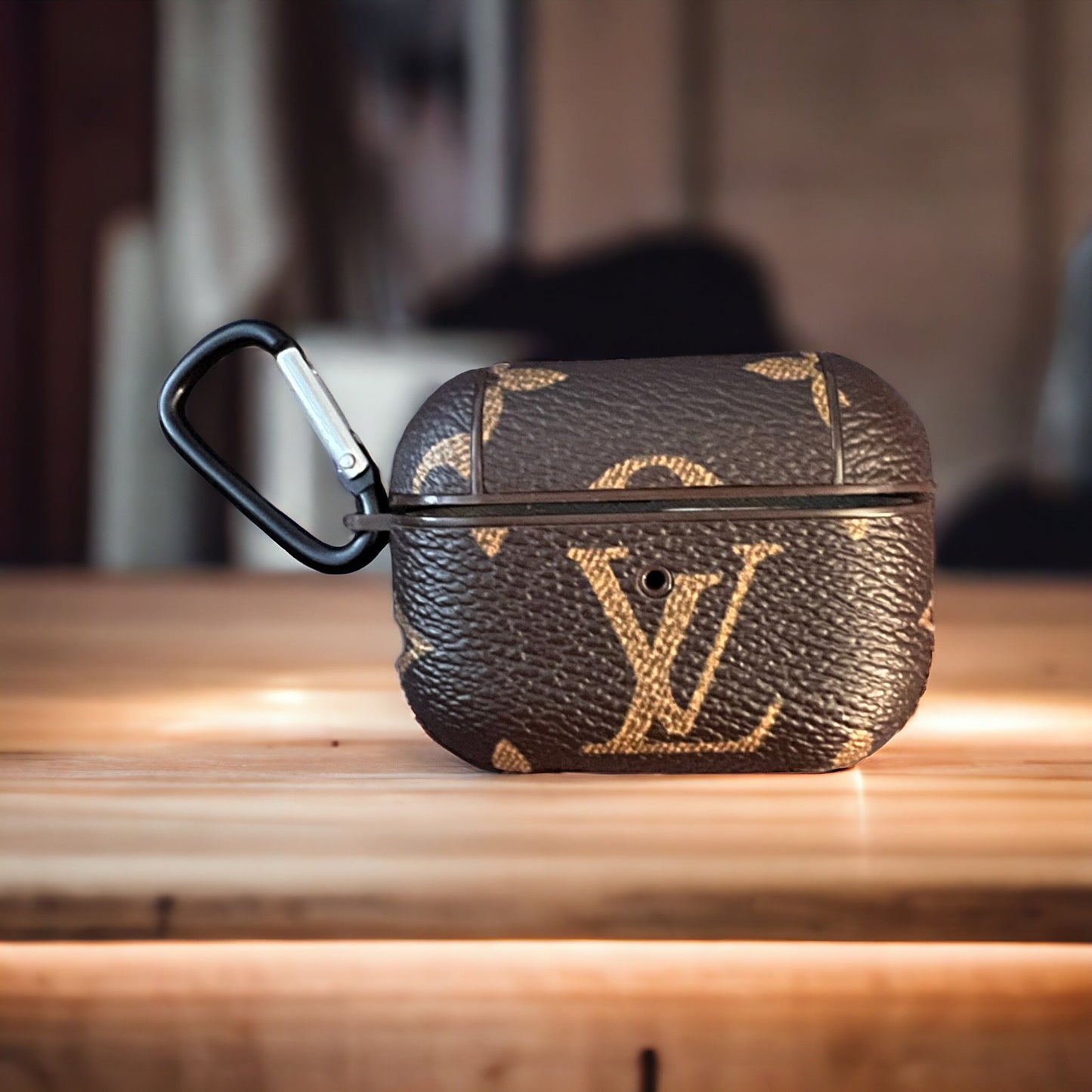 Brown Mono AirPods Case