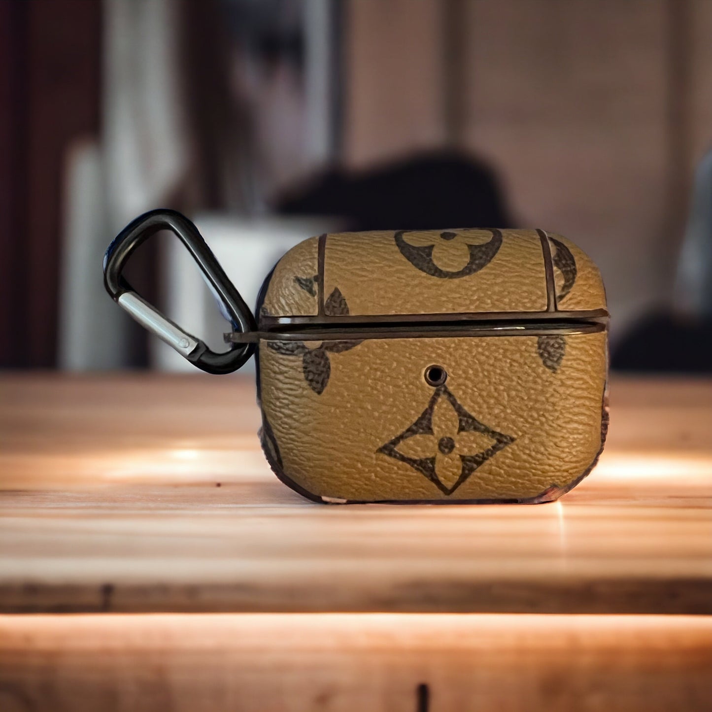 Brown Mono AirPods Case