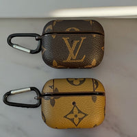 Brown Mono AirPods Case