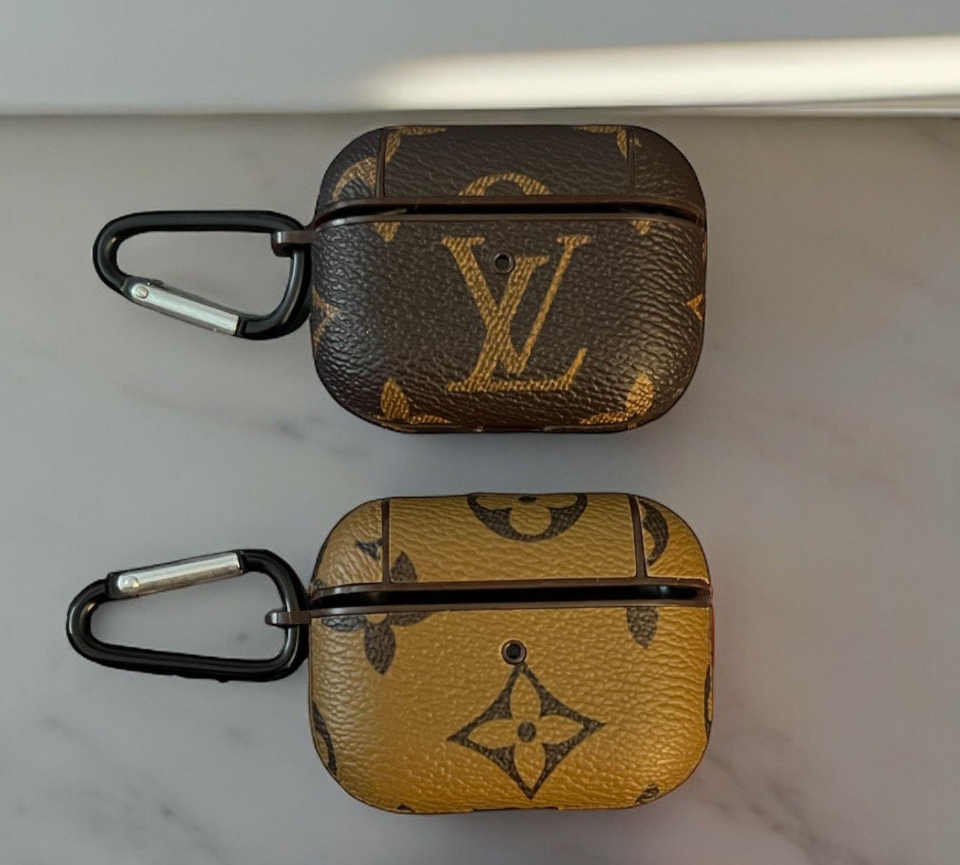 Brown Mono AirPods Case