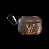 Brown Mono AirPods Case
