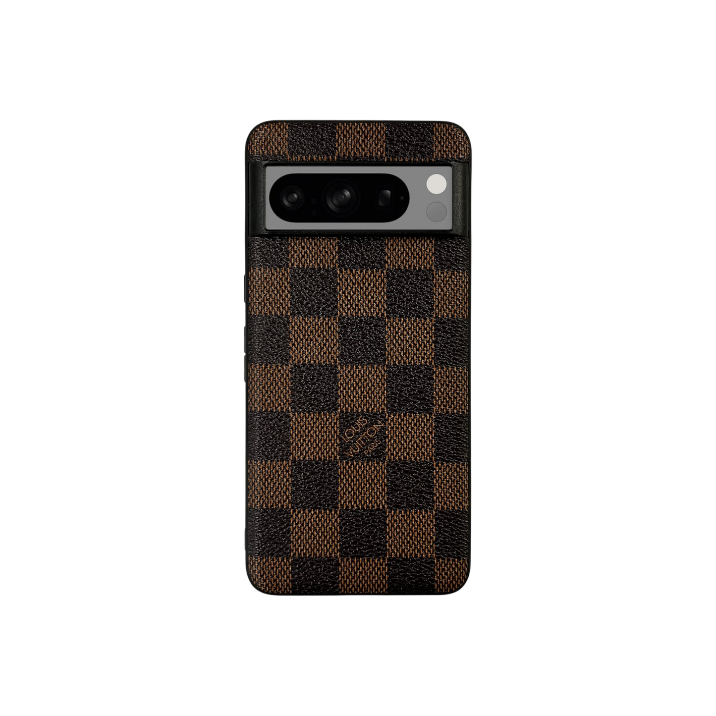 Impact Check Brown Mono Pixel Case