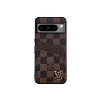 Cardholder Brown Mono Pixel Case