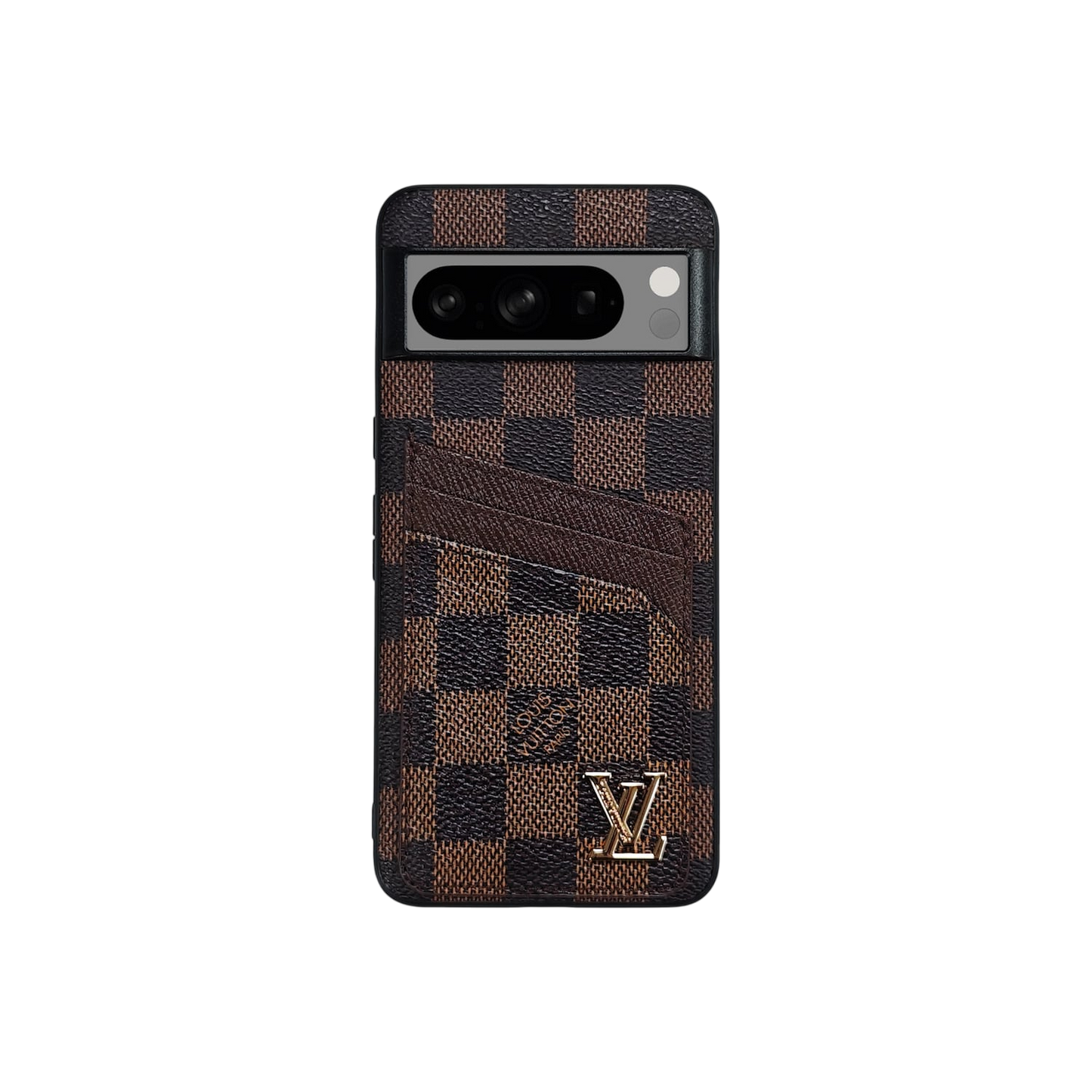 Cardholder Brown Mono Pixel Case