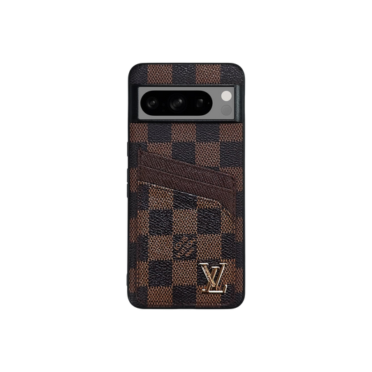 Cardholder Brown Mono Pixel Case