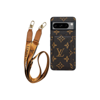 Lanyard Mono BlackxBrown Cardholder Pixel Case