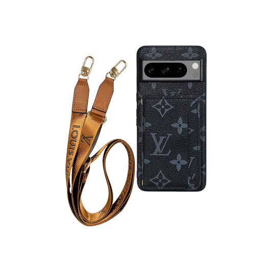 Blackout Lanyard Mono Cardholder Pixel Case