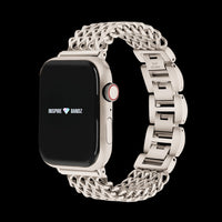 Serpentine Stainless Steel Watch Band