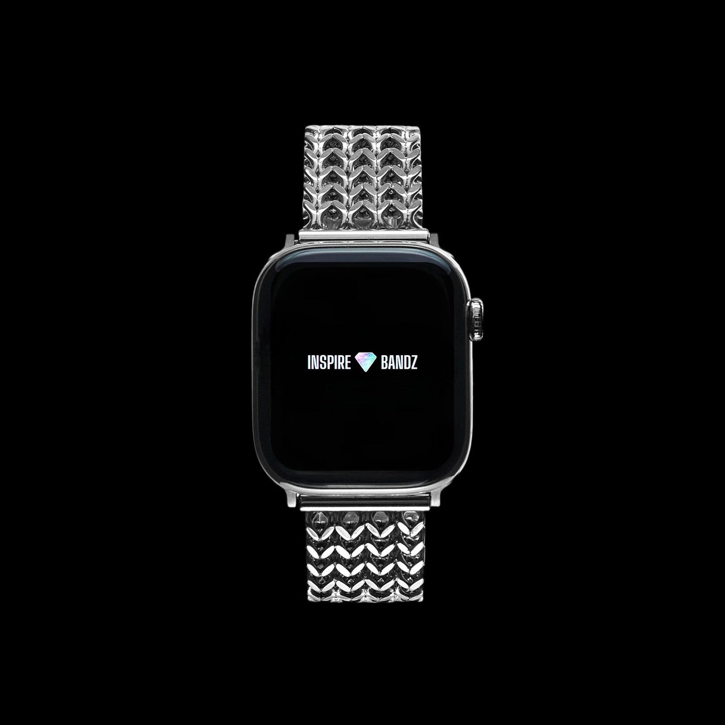 Serpentine Stainless Steel Watch Band