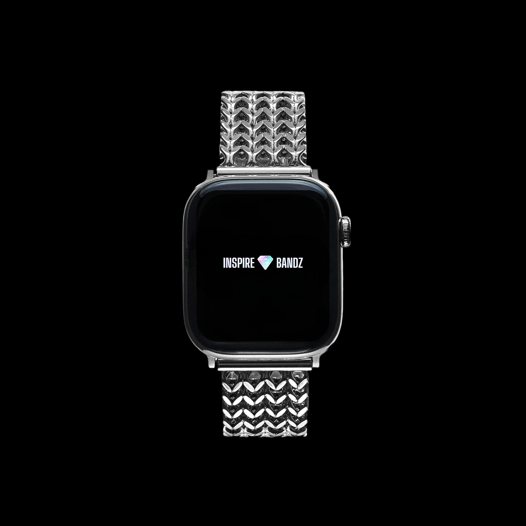 Serpentine Stainless Steel Watch Band