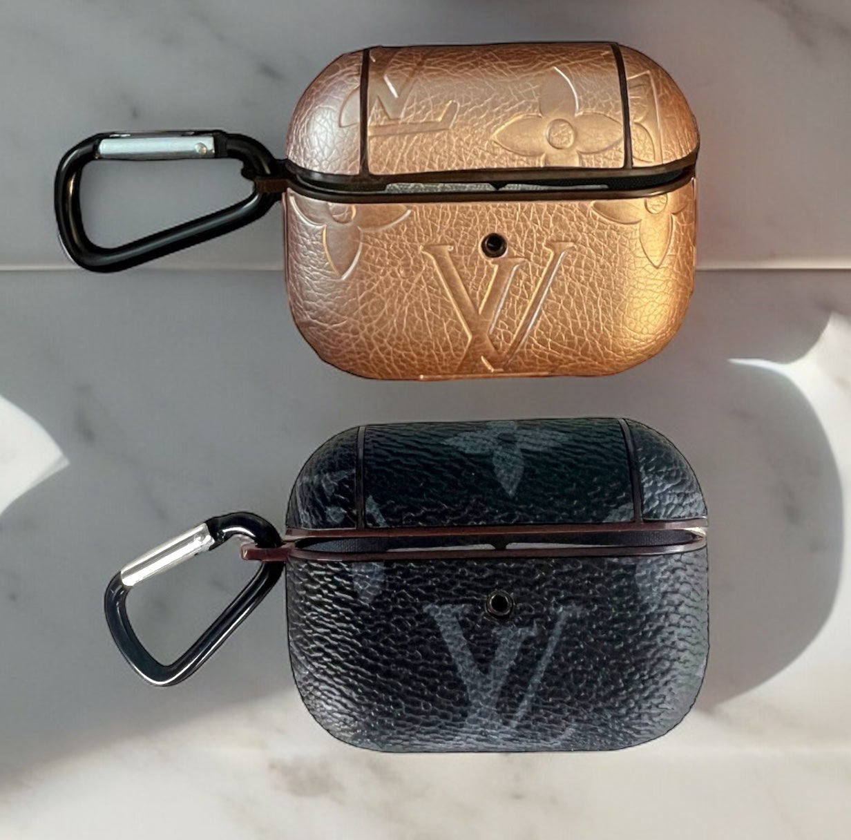 Brown Mono AirPods Case
