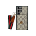 Cardholder x Lanyard G Brown Case | Samsung