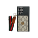 Cardholder x Lanyard G Brown Two-Tone Case | Samsung