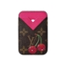 Cherry Pink Mono MagSafe Cardholder