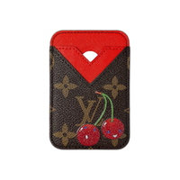 Cherry Red Mono MagSafe Cardholder