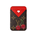 Cherry Red Mono MagSafe Cardholder