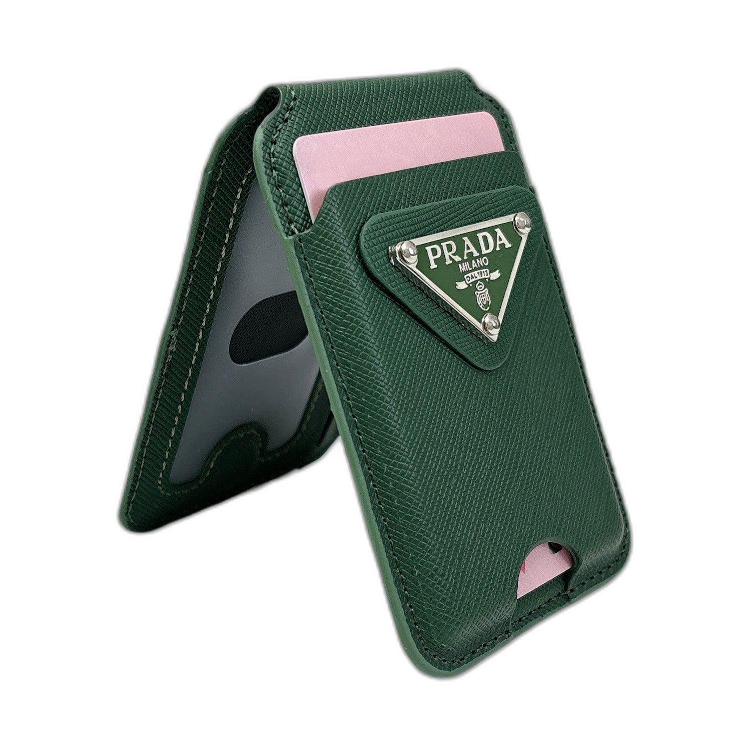 Classic Green PRD Stand MagSafe Cardholder
