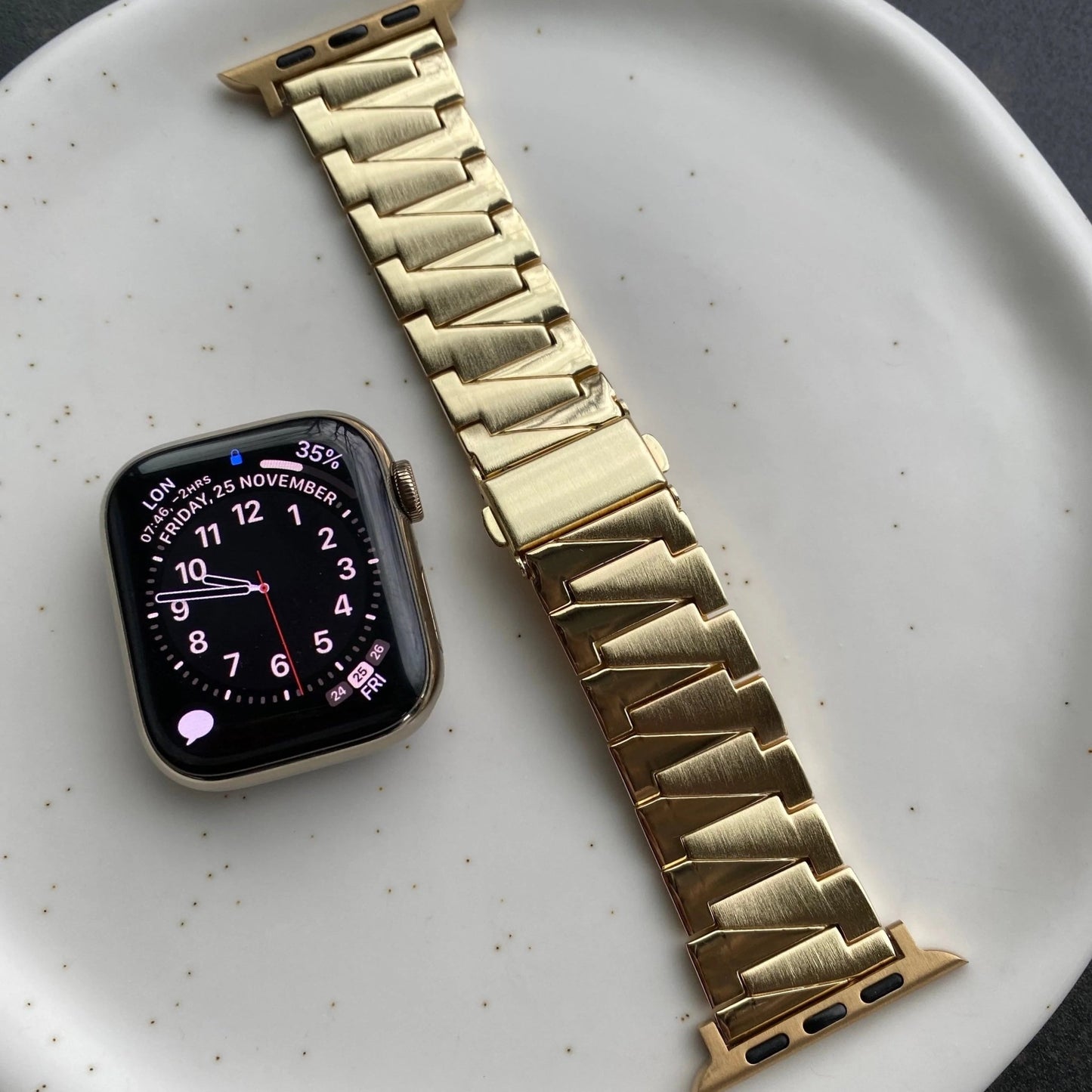 Classic Link Stainless Steel Apple Watch Band - Limited Armor LTD