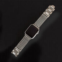 Serpentine Stainless Steel Watch Band