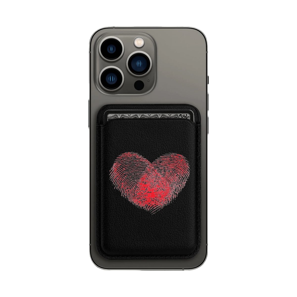 Thumbprint Heart's MagSafe Wallet - Limited Armor LTD