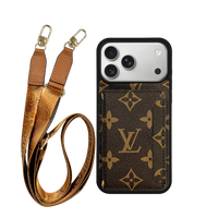 L CLASSIC POCKET & LANYARD BRWN Case