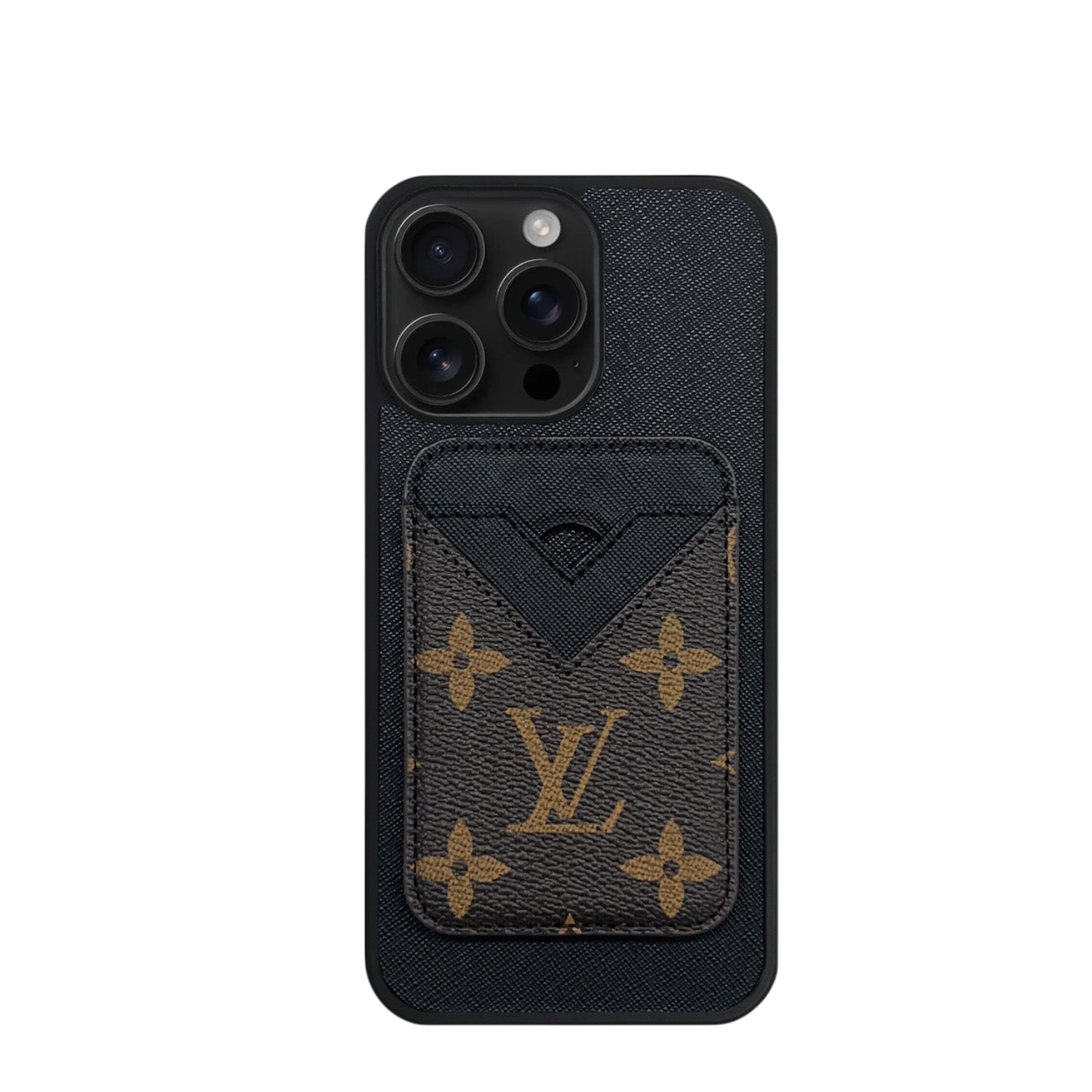 Impact Cardholder MagSafe Black + Brown Mono Case