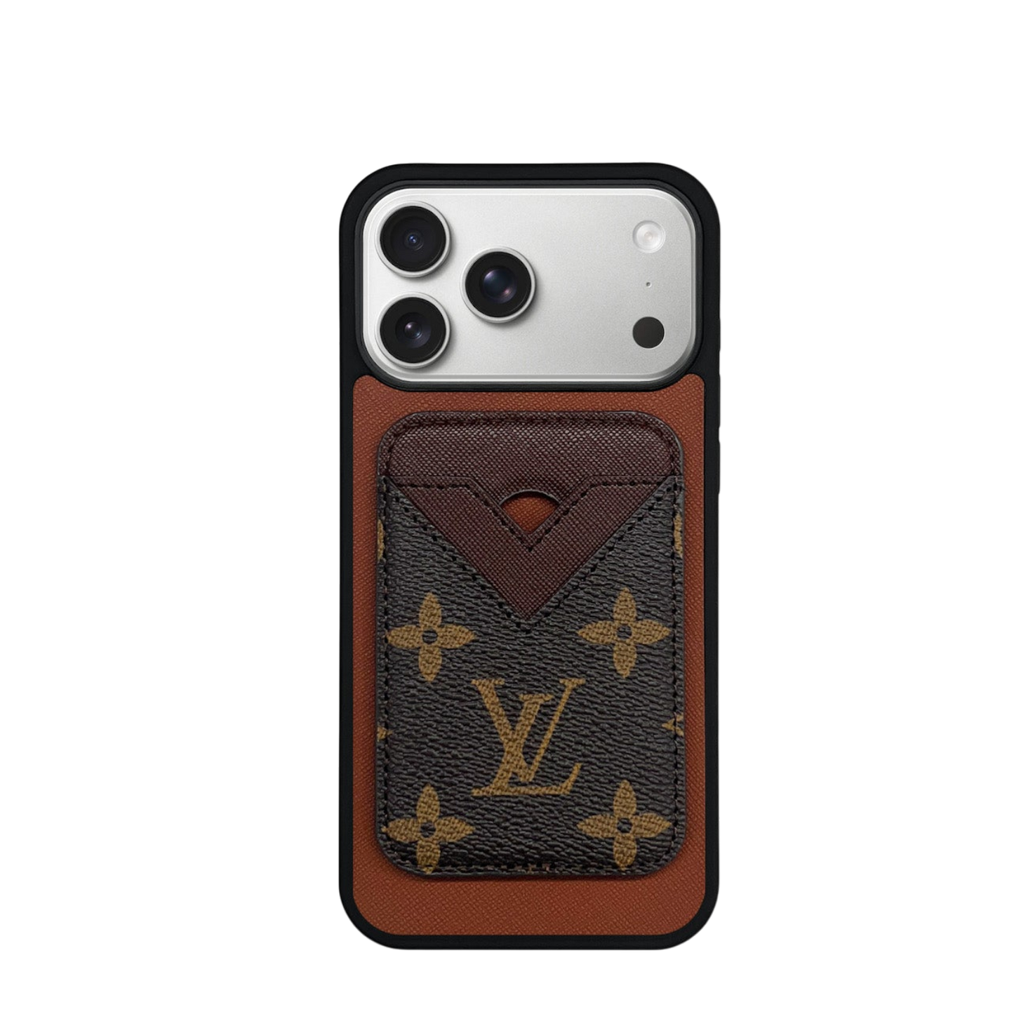 Impact Cardholder MagSafe Brown Mono Case