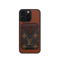 Impact Cardholder MagSafe Brown Mono Case