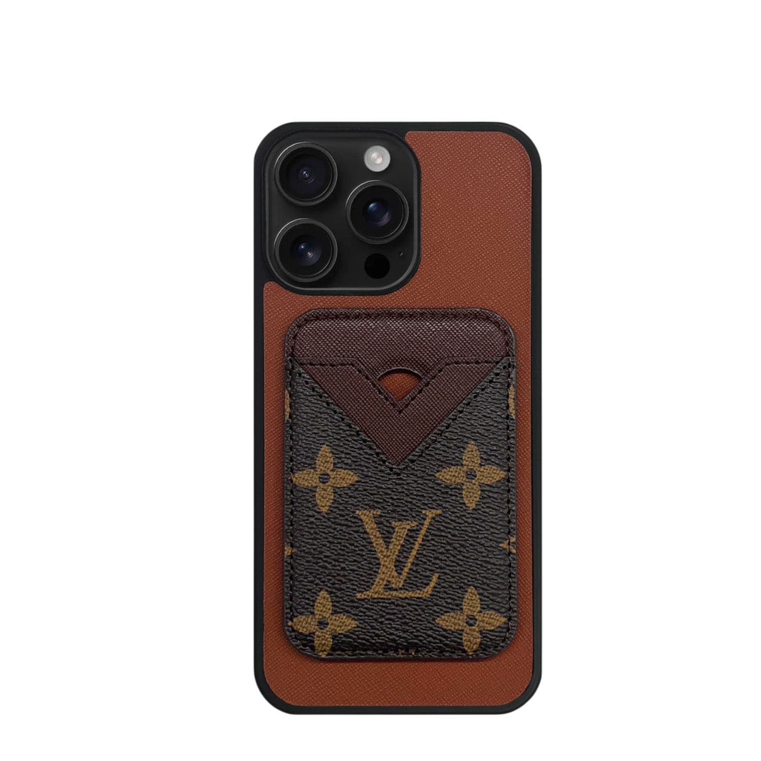 Impact Cardholder MagSafe Brown Mono Case